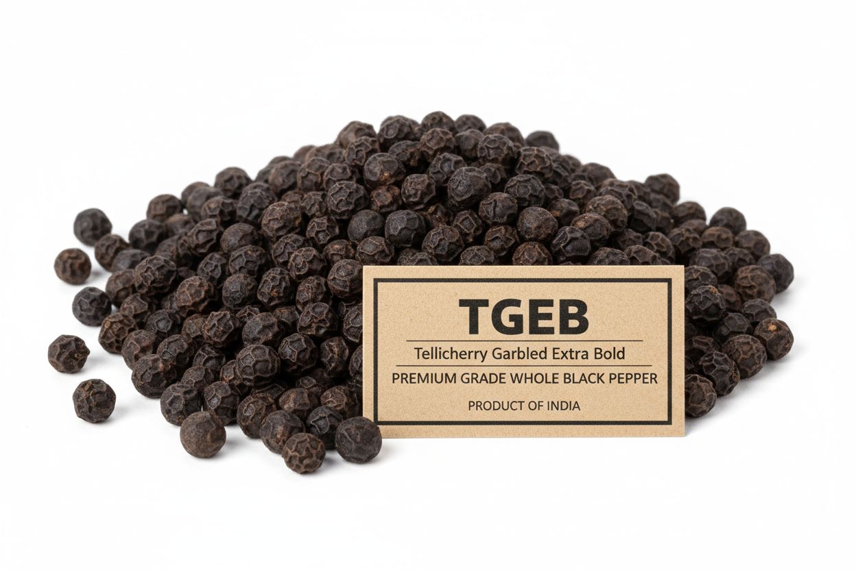 Sorted black pepper - TGEB